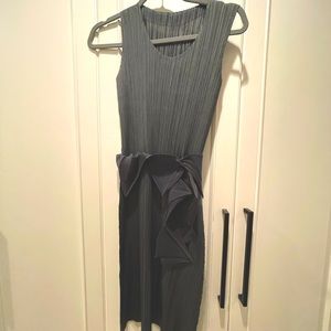 Fashionable Issey Miyake style dress